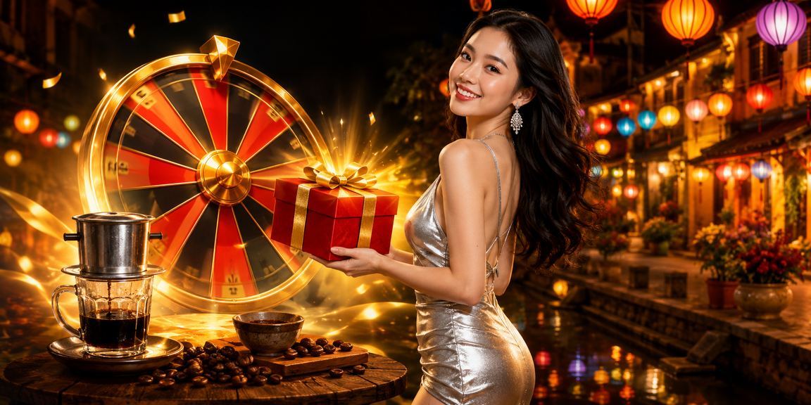 Người chơi tại Hội An thưởng thức cà phê và tham gia casino trực tuyến
