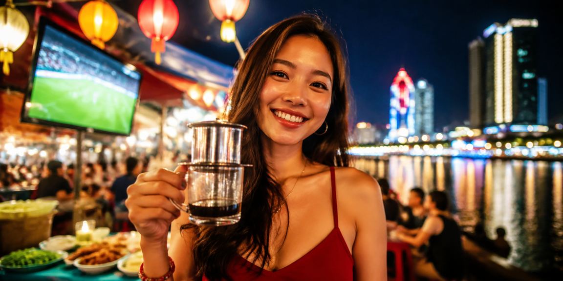 Người hâm mộ bóng đá tại Quy Nhơn theo dõi trận đấu và đặt cược trực tuyến